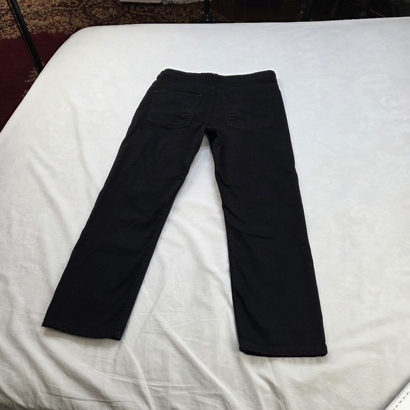 Acne Studios Acne Row Black Velvet Women's Jeans Size 28 Made in Italy - Picture 12 of 13